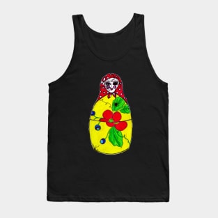 Matryoshka Creepy Nesting Doll Tank Top